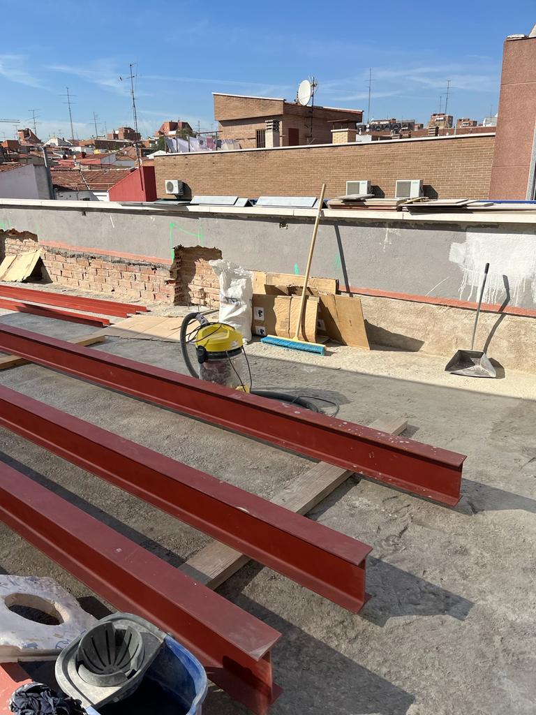 Preparación de estructura metálica
